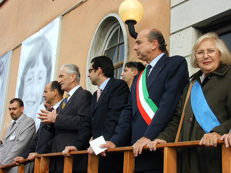 Inaugurazione del CRP di Padriciano nel 2004