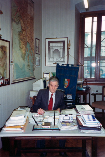 Presidente dell’Unione degli Istriani di Trieste maggio 1991